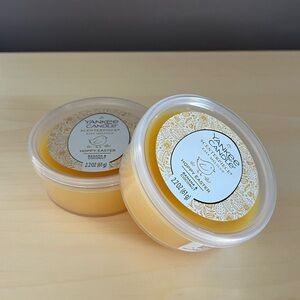 Two New Yankee Candle Hoppy Easter Banana & Coconut Wax Melt Cups